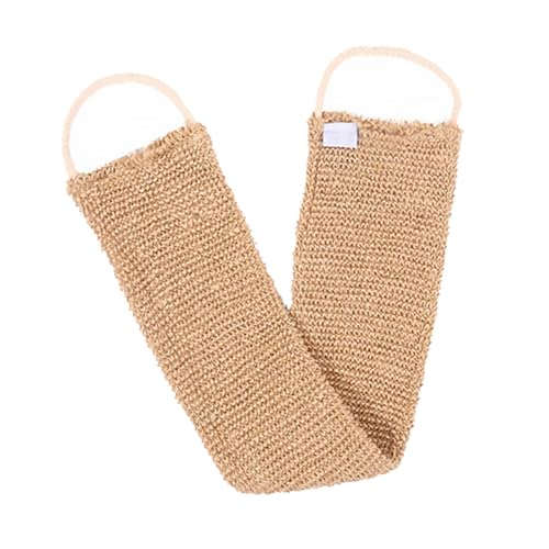OSOLADY Ramie Jute Badetuch Peelinggürtel Rückenschrubber für Körperpeeling Vielseitig Einsetzbar für Männer und Frauen Badeschrubber für Dusche Entfernt Abgestorbene Haut von OSOLADY