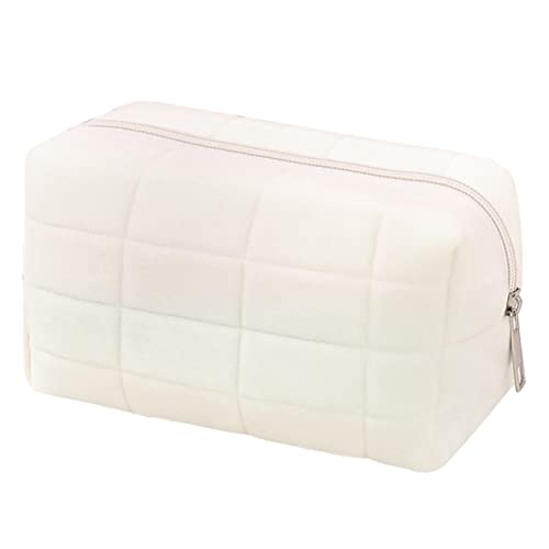OSOLADY Reise Kosmetiktasche Für Damen Große Kapazität Wasserabweisend Praktischer Make-up Organizer Für Reisen Und Alltag Beutel Cremefarbe OSOLADY Reise Kosmetiktasche Für Damen Große Kapazität Wasserabweisend Praktischer Make-up Organizer Für Reisen Und Alltag Beutel Cremefarbe von OSOLADY