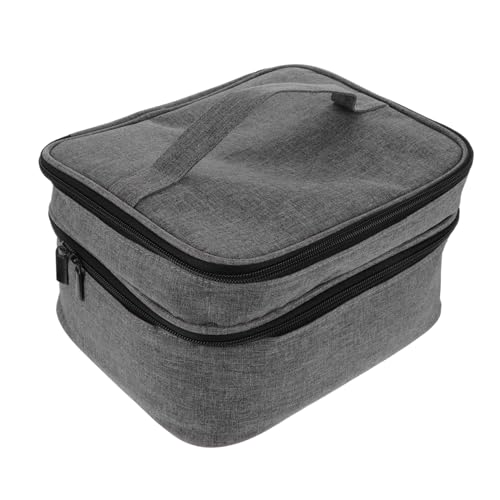 OSOLADY Kosmetiktasche Für Reise Aufbewahrungstasche Für Make-up Organizer Für Ätherische Öle Tragbar Geeignet Für Mädchen Mit Ausreichend Raum Für Kosmetik Und Nagelkunstprodukte von OSOLADY