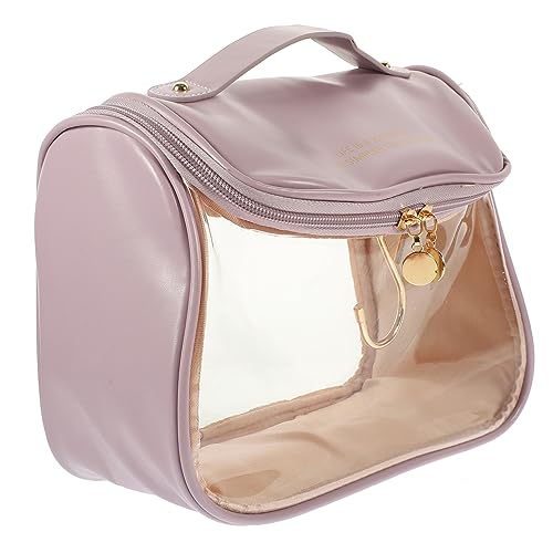 OSOLADY Reisekosmetiktasche für Damen Tragbarer Kulturbeutel mit Durchsichtigem Design und Großem Fassungsvermögen für Reisen Geschäftsreisen Aufbewahrung von Kosmetik OSOLADY Reisekosmetiktasche für Damen Tragbarer Kulturbeutel mit Durchsichtigem Design und Großem Fassungsvermögen für Reisen Geschäftsreisen Aufbewahrung von Kosmetik von OSOLADY