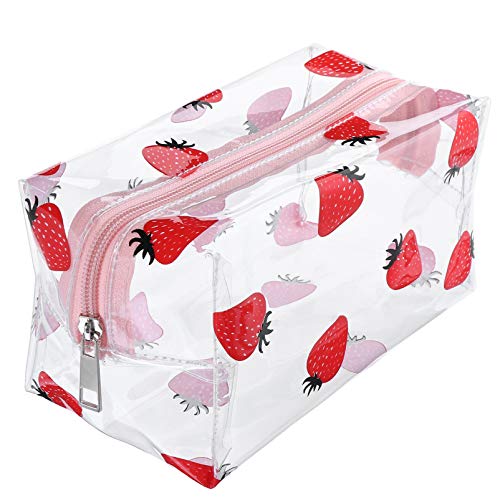 OSOLADY Reisekulturbeutel Transparent Kosmetiktasche Aus PVC Mit Reißverschluss Für Damen Und Mädchen Multifunktionale Aufbewahrung Für Kosmetik Toilettenartikel Und Kleinigkeiten von OSOLADY