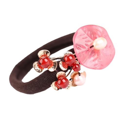 OSOLADY Haarseile Für Damen Chinesische Haarseile Retro Elastische Haar Bänder Für Frauen Damen Haargummi Mit Vintage Haar Krawatte Bänder Für Pferdeschwanz von OSOLADY