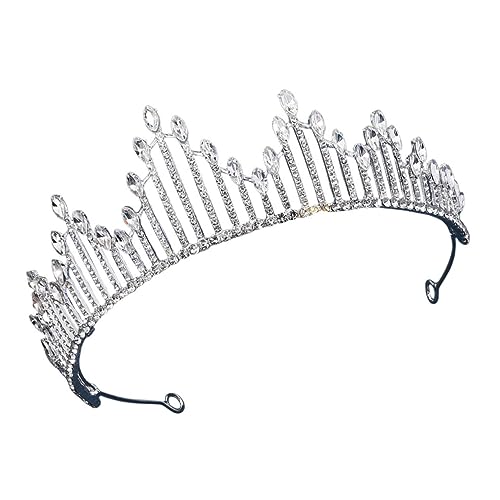 OSOLADY Rhinestone Tiara Kristallkrone Bridal Damen Haarschmuck Elegant Leichtes Diadem Für Hochzeit Party Mädchen OSOLADY Rhinestone Tiara Kristallkrone Bridal Damen Haarschmuck Elegant Leichtes Diadem Für Hochzeit Party Mädchen von OSOLADY
