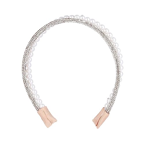 OSOLADY Rhinestone und Künstliche Haarschmuck Stirnband für Besondere Anlässe Modisches Kopfzubehör mit Komfort und Stil Look von OSOLADY