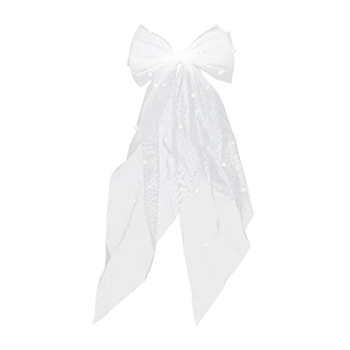 OSOLADY Ribbon Haarnadel mit Perlen Braut Haarspange für Hochzeiten Modisches Haarschmuck Accessoire für Damen und Vielseitig von OSOLADY