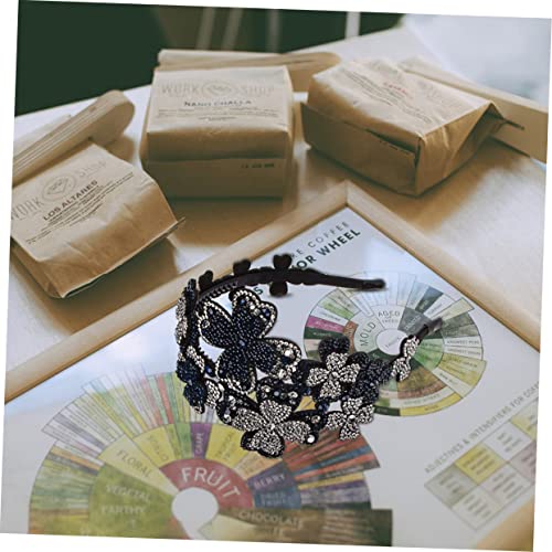 OSOLADY Rutschfester Haarreif mit Strasssteinen Breites Damen Flapper Stirnband für Hochzeit Party Modischer Haarschmuck Hautfreundlich und Langlebig Vielseitig Einsetzbar von OSOLADY