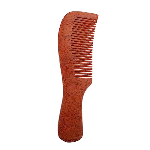 OSOLADY Sandelholz Haarkamm Massagekamm Für Haarentwirrung Antistatischer Holzkamm Friseurwerkzeug Für Damen Und Herren von OSOLADY
