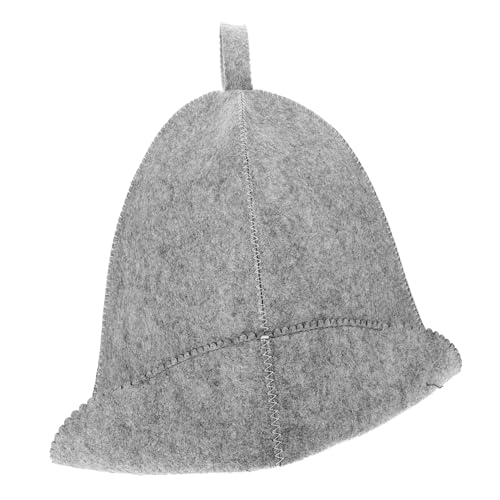 OSOLADY Saunahut aus Dickem Filz Schnelltrocknend Elastisch Schützt vor Hitze und Überhitzung Atmungsaktiv für Damen und Herren Bequemer Sitz Saunazubehör für Entspannte Wellnessmomente von OSOLADY