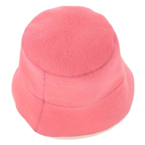 OSOLADY Wollsaunahut aus Natürlichem Filz Saugfähig für Damen und Herren Traditionelles Russisches Design für Spa und Dampfbad von OSOLADY