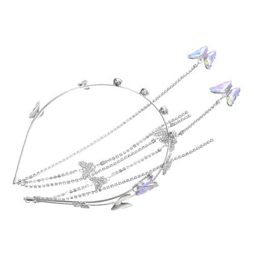 OSOLADY Schmetterlings Quasten Stirnband für Damen Haar Accessoire Modisches Kopfbedeckung für Besondere Anlässe Stabil und Attraktiv OSOLADY Schmetterlings Quasten Stirnband für Damen Haar Accessoire Modisches Kopfbedeckung für Besondere Anlässe Stabil und Attraktiv von OSOLADY