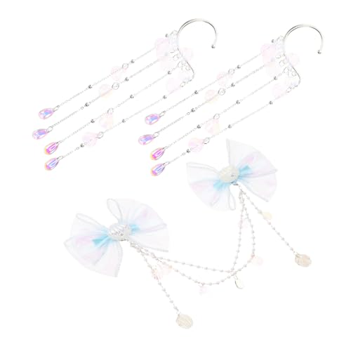 OSOLADY Schmuck für Kinder mit der kleinen Meerjungfrau mit Perlen verzierte Kopfkette modischer Schleifenclip für Frauen und Kinder Kopfkettenschmuck OSOLADY Schmuck für Kinder mit der kleinen Meerjungfrau mit Perlen verzierte Kopfkette modischer Schleifenclip für Frauen und Kinder Kopfkettenschmuck von OSOLADY