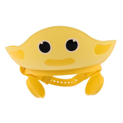 OSOLADY Shampoo-Kappe bademantel babybademantel Duschhaube für Babys Duschhaube für Spaßige Duschhaube Hutschutz Waschkappe für Babys -Duschkappen-Schild Kieselgel Yellow von OSOLADY