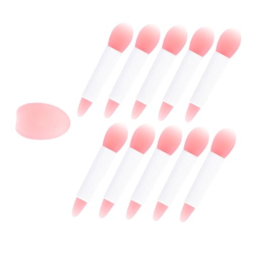 OSOLADY Silikon Lippenpinsel Feine Weiche Köpfe für Präzise Lippenstift Lipgloss auftragung Wiederverwendbare Make up Applikatoren Staubgeschütztes Design für Damen und Make up Fans von OSOLADY