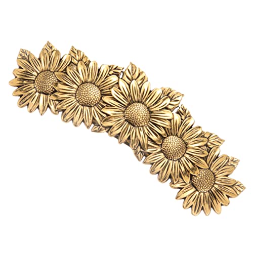 OSOLADY Sonnenblumen Haarclip aus Legierung Vintage Barrette für Frühlingsverschluss Blumenhaarclip für Frisuren für Damen an Valentinstag Geburtstag von OSOLADY