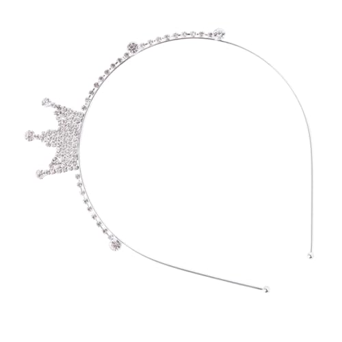 OSOLADY Haarreif Strass Kopfschmuck für Mädchen Kopfschmuck Accessoire für Geburtstagsfeiern Kreative Krone für Kleine Prinzessinnen von OSOLADY
