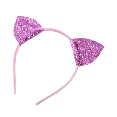 OSOLADY Katzenohren Stirnband Aus Kunststoff Katzen Cosplay Stirnband Für Junge Mädchen Haar Accessoire Für Party Foto Requisite Kopfbedeckung Mit Hervorragender Verarbeitung von OSOLADY