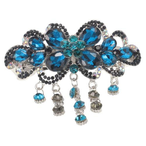 OSOLADY Strass Blumen Haarspange Hochzeit Haarnadel Federspange Haarstyling Griff Braut Schmuck von OSOLADY