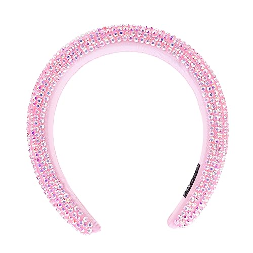 OSOLADY Strass Haarband Damen Gepolstertes Kopfband mit Breitem Rand Glitzerndes Kopfschmuck für Partys Haarschmuck mit Strasssteinen OSOLADY Strass Haarband Damen Gepolstertes Kopfband mit Breitem Rand Glitzerndes Kopfschmuck für Partys Haarschmuck mit Strasssteinen von OSOLADY