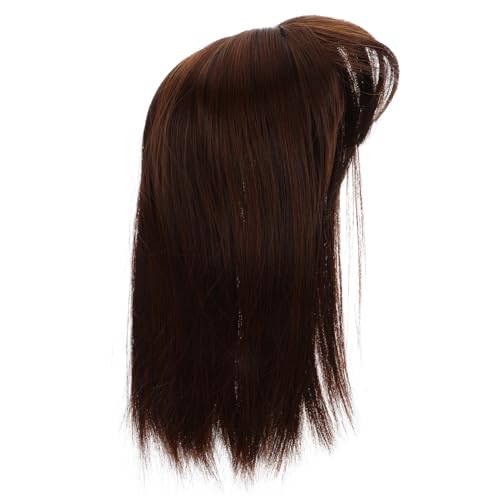 OSOLADY Damen Haarvolumen Topper Clip Haarverlängerung Naturlook Leicht Und Bequem Für Dünnes Haar Nahtlos Integrierbar Verschiedene Haarfarben Hellbraun von OSOLADY