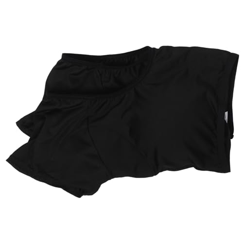 OSOLADY Sweatshirt Unterwäsche Weste Kurzarm-kleiderschild Wiederverwendbare Schweißpads Hemd-achselschutz Schweißfestes Achselhemd Unterarm-shirt-protektoren Bh Schwitzt Black Polyester von OSOLADY