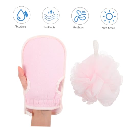 OSOLADY Teiliges Duschset mit Peelinghandschuh Weichem Badeschwamm und Langem Rückenschrubber Effektive Rückenreinigung und Massage Praktisches Bad accessoire für Damen und Herren OSOLADY Teiliges Duschset mit Peelinghandschuh Weichem Badeschwamm und Langem Rückenschrubber Effektive Rückenreinigung und Massage Praktisches Bad accessoire für Damen und Herren von OSOLADY