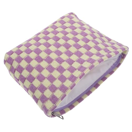 OSOLADY Reise-Make-up-Tasche Große Kapazität Damen-Kosmetiktasche Mehrere Fächer Gestrickt Gelb Gestreift OSOLADY Reise-Make-up-Tasche Große Kapazität Damen-Kosmetiktasche Mehrere Fächer Gestrickt Gelb Gestreift von OSOLADY