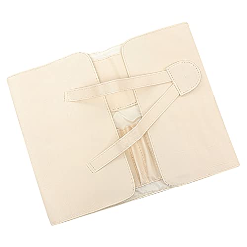 OSOLADY Tragbare Rolltasche für Make Up Pinsel Faltbare Aufbewahrungstasche für Kosmetikwerkzeuge Reise Make Up Organizer mit Pinselhalter von OSOLADY