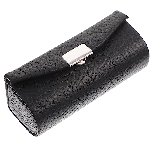 OSOLADY Tragbarer Lippenstifthalter mit Spiegel Eleganter Lippenstiftbox für Damen Kleiner Lippenstift Organizer aus Leder für Reisen Party und Handtasche OSOLADY Tragbarer Lippenstifthalter mit Spiegel Eleganter Lippenstiftbox für Damen Kleiner Lippenstift Organizer aus Leder für Reisen Party und Handtasche von OSOLADY