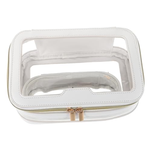 OSOLADY Transparente Kosmetiktasche Große Kapazität Reise Make Up Organizer Tragbar Leicht für Damen Kosmetik Aufbewahrung Tasche von OSOLADY