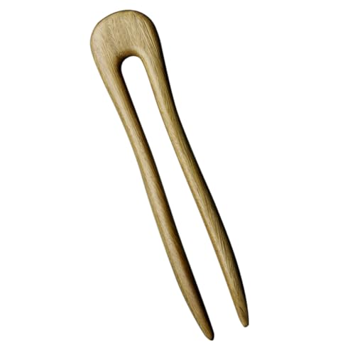 OSOLADY U-förmige Haarnadeln Aus Grünem Sandelholz Klassische Holzhaarnadeln Für Hochsteckfrisuren Elegante Haaraccessoires Für Damen von OSOLADY