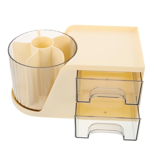 OSOLADY Vanity Makeup Organizer Drehbare Make-up-schublade Stifthalter OSOLADY Vanity Makeup Organizer Drehbare Make-up-schublade Stifthalter von OSOLADY