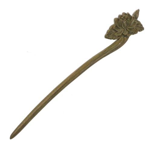 OSOLADY Vintage Chinesische Haarnadel Aus Holz Mit Lotus- Retro Haarstick Für Damen Traditionelles Accessoire Für Und Elegante Frisuren Holz Haarschmuck OSOLADY Vintage Chinesische Haarnadel Aus Holz Mit Lotus- Retro Haarstick Für Damen Traditionelles Accessoire Für Und Elegante Frisuren Holz Haarschmuck von OSOLADY
