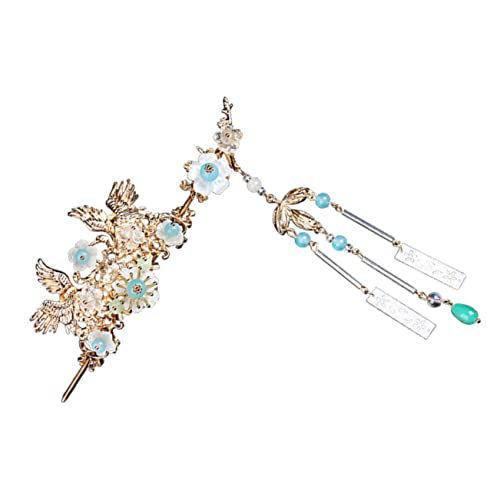 OSOLADY Vintage Haarnadel Mit Quaste Chinesische Haarklammer Aus Metall Für Damen Für Hochzeiten Cosplay Und Elegante Anlässe Geeignet Für Lange Haare Retro-stil von OSOLADY