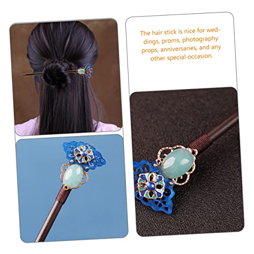OSOLADY Vintage Holz Haarnadel Chignon Haarschmuck Damen Antiker Chinesischer Stil Leicht und Elegant für Hochsteckfrisuren Partys Kostüme und Besondere Anlässe OSOLADY Vintage Holz Haarnadel Chignon Haarschmuck Damen Antiker Chinesischer Stil Leicht und Elegant für Hochsteckfrisuren Partys Kostüme und Besondere Anlässe von OSOLADY