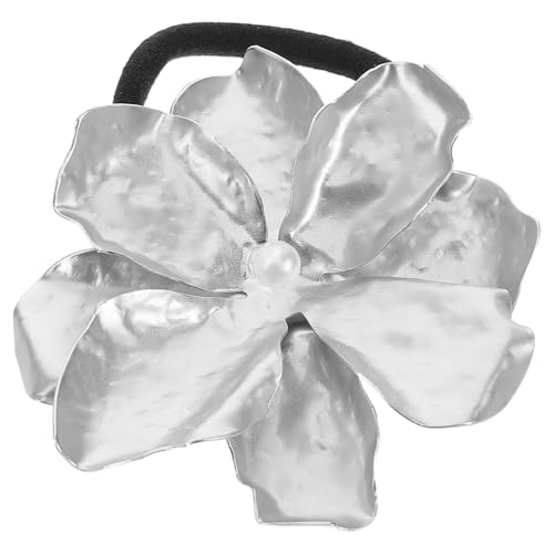 OSOLADY Vintage Metall Blumen Haargummis Elastische Haargummis Für Pferdeschwanz Und Für Hochzeiten Und Festivals Perfekter Haarschmuck Für Damen von OSOLADY