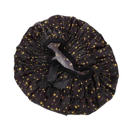 OSOLADY Duschhaube Für Damen Mädchen Haar Abdeckung Bade-duschhaube Makeup-haarhaube Duschkopfbedeckung Wiederverwendbar Spuren Hinterlassen von OSOLADY