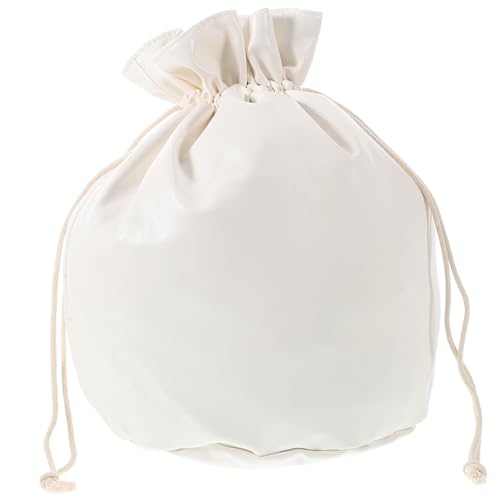 OSOLADY Damen Reisewaschtasche Mit Zugverschluss wasserdichte Kulturtasche Für Toilettenartikel Make-up Und Mehr Vielseitige Aufbewahrung Für Reisen Geschäftsreisen Und Alltagweiß von OSOLADY