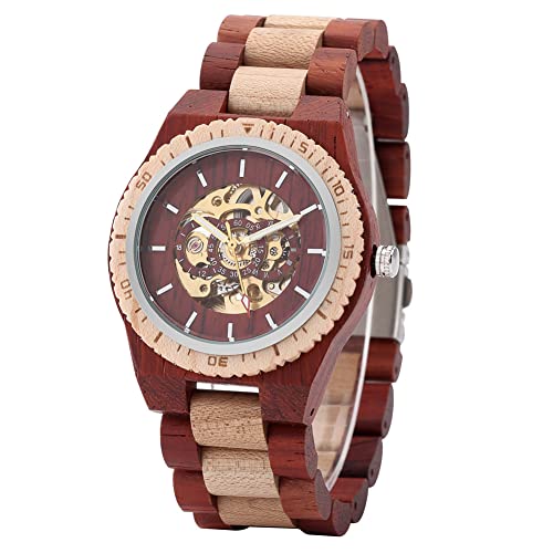 OSOLVE Lederarmband Luxus Vollholz Armband Mechanische Herrenuhren Natürliche Automatische Holzuhr Faltschließe Herrenuhr OSOLVE Lederarmband Luxus Vollholz Armband Mechanische Herrenuhren Natürliche Automatische Holzuhr Faltschließe Herrenuhr von OSOLVE