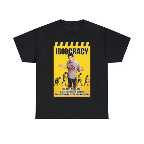 Idiocracy Men's Short Sleeve T Shirt BlackL Idiocracy Men's Short Sleeve T Shirt BlackL von OSSMHP