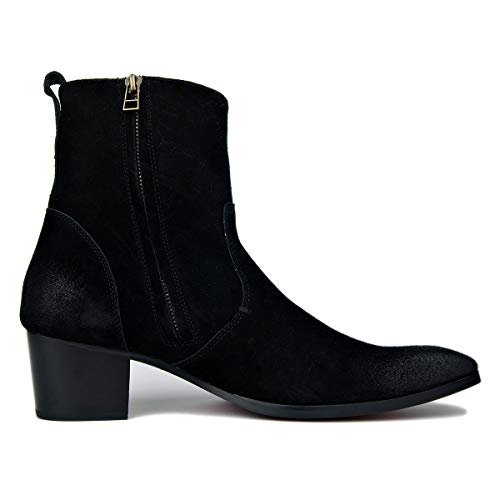 OSSTONE Herren Stiefel High Heels Herren Kleid Schuhe mit Reißverschluss Stiefel Wildleder OZ-JY002 OSSTONE Herren Stiefel High Heels Herren Kleid Schuhe mit Reißverschluss Stiefel Wildleder OZ-JY002 von OSSTONE