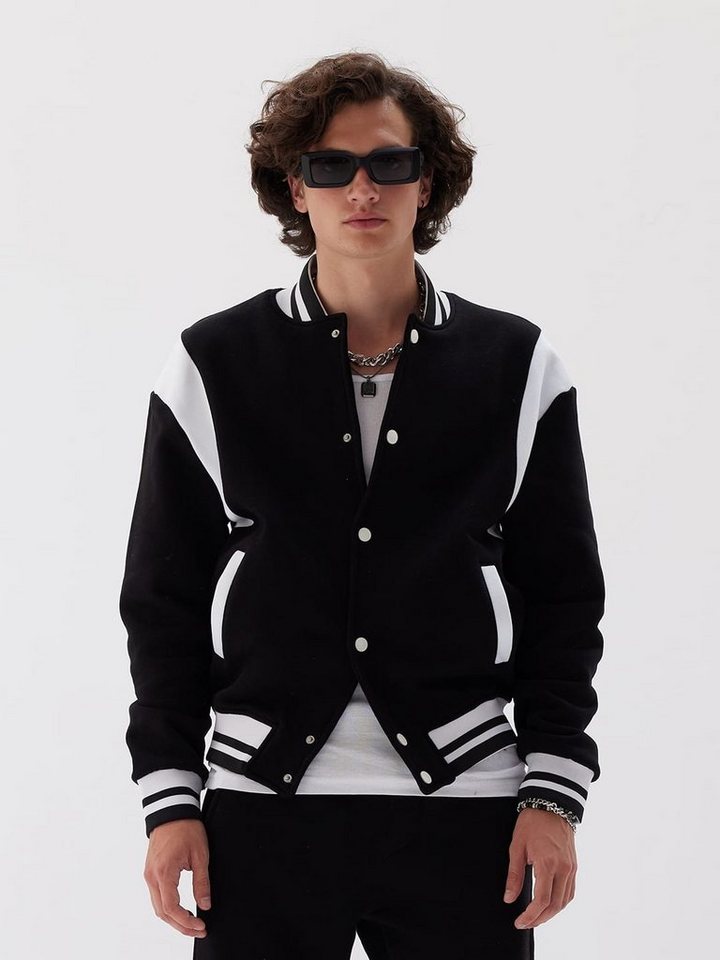 COFI Casuals Collegejacke Basic Jacket Baseballjacke Baumwolle Herren Unisex Jacke von COFI Casuals