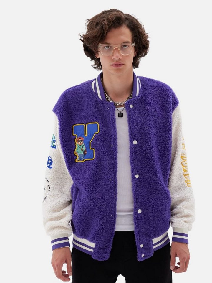 OSSY HOMER Collegejacke College Jacke Teddy Y Oversize Jacket von OSSY HOMER