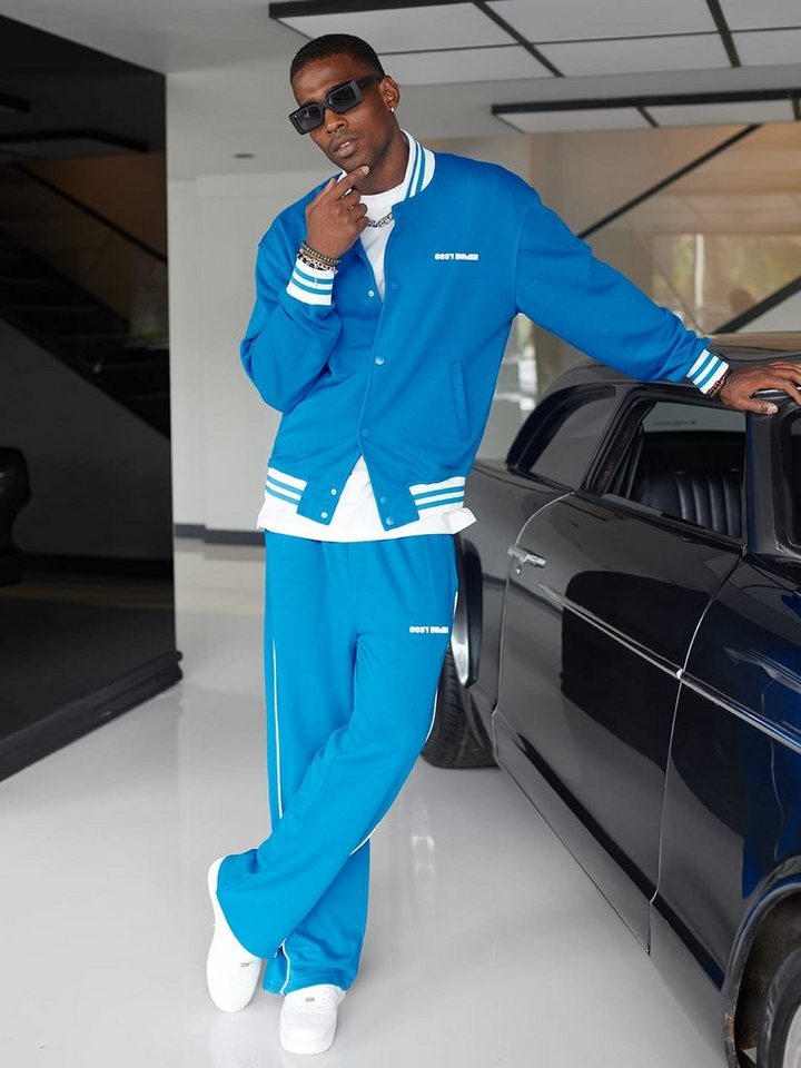 COFI Casuals Freizeitanzug Set Hose Jacke Baseballkragen Anzug von COFI Casuals