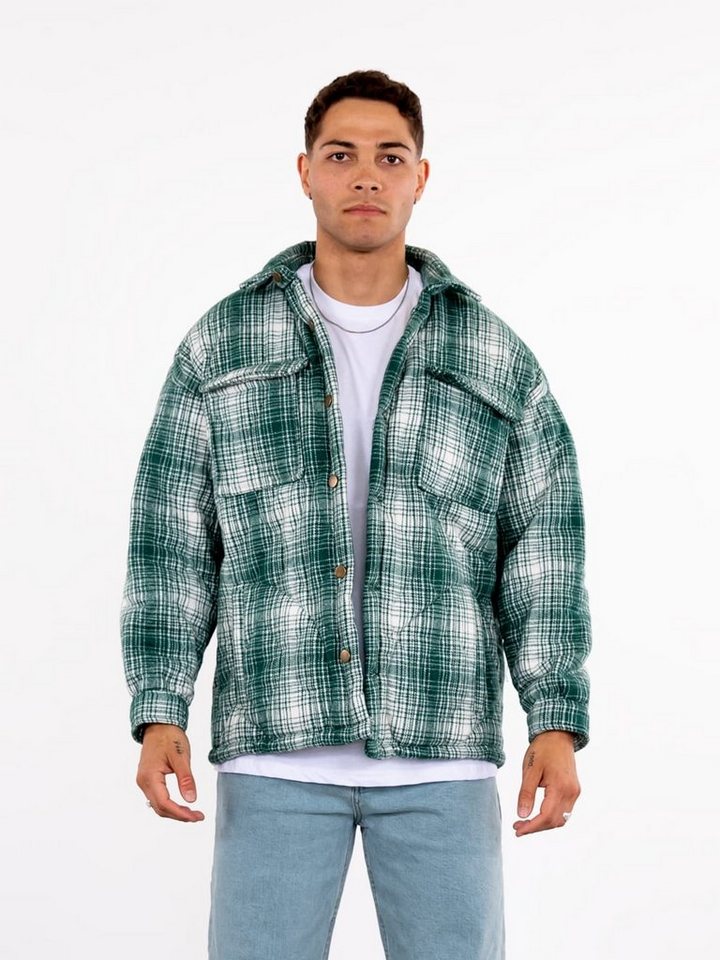 COFI Casuals Hemdjacke Lumberjacket Jacket Kapitone Herren Flanelljacke kariert Hemdjacke von COFI Casuals