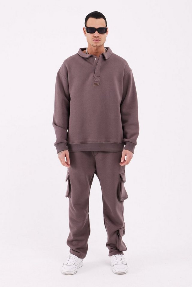 COFI Casuals Jogginganzug Jogginganzug Set Baumwolle Jogger Hoodie Pullover Oversize Fit von COFI Casuals