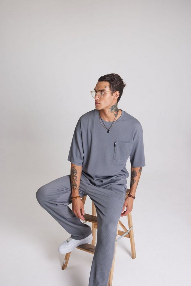 OSSY HOMER Sportanzug Herren Sportanzug Freizeit Hose T-Shirt Freizeitanzug Oversize von OSSY HOMER