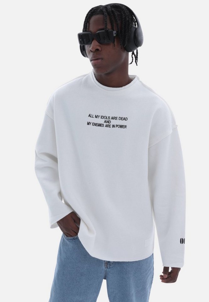 OSSY HOMER Sweatshirt Sweater Basic Cotton Sweatshirt Pullover von OSSY HOMER