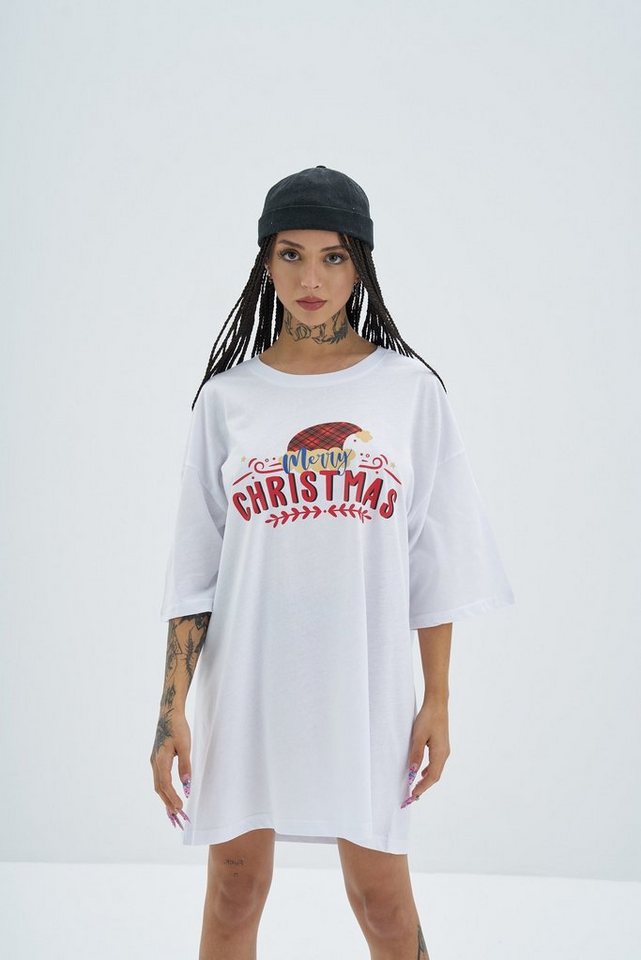 OSSY HOMER T-Shirt Ossy Homer 100% Baumwolle Weihnachten T-Shirt Merry Christmas Unisex von OSSY HOMER