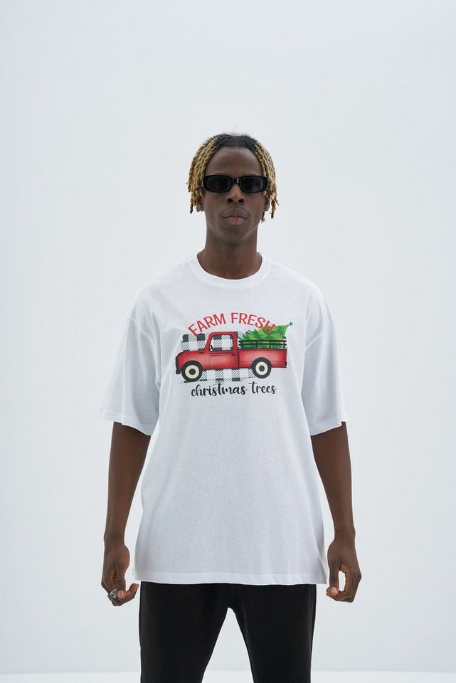 OSSY HOMER T-Shirt Ossy Homer 100% Baumwolle Weihnachten T-Shirt Merry Christmas Unisex von OSSY HOMER