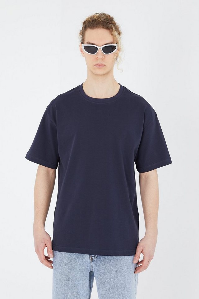 COFI Casuals T-Shirt einfarbiges Basic Oversized T-Shirt mit 320 GSM Baumwolle COFI Casuals T-Shirt einfarbiges Basic Oversized T-Shirt mit 320 GSM Baumwolle von COFI Casuals